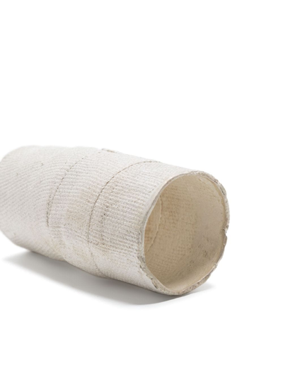 Detaj Bandage Wide-band Ring In White