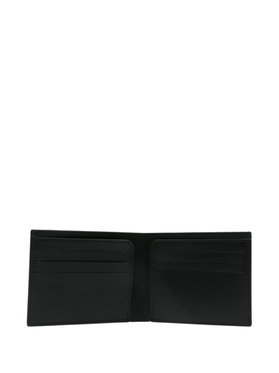 Shop Jil Sander Bi-fold Logo-debossed Wallet In Black