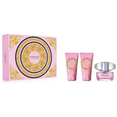 Shop Versace Ladies Bright Crystal Gift Set Fragrances 8011003876570 In N/a