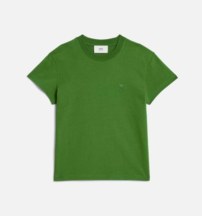 Shop Ami Alexandre Mattiussi Ami Paris Unisex Tonal Adc T-shirt In 311 Evergreen