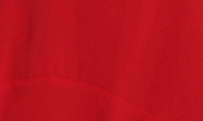 Maggy London Asymmetrical Midi Dress In Salsa Red