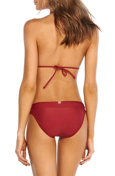 Shop Vix Swimwear Bia Bikini Top In Multi Red