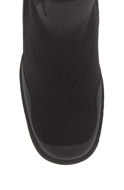 Shop Moncler Splora Pocket Sock Bootie In Black