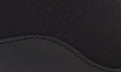 Moncler Splora Leather And Rubber-trimmed Ribbed Stretch-knit Ankle Boots In Black