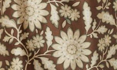 Shop Sir Xanita Paisley Floral Asymmetric Cutout Cotton & Silk Sundress In Xanita Print