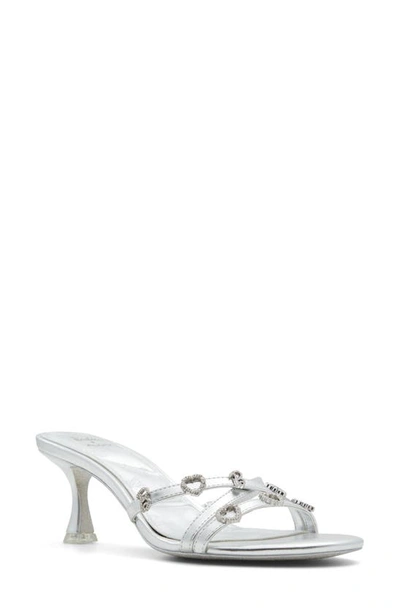 Shop Aldo Barbie™ X  Crystal Mule In Silver