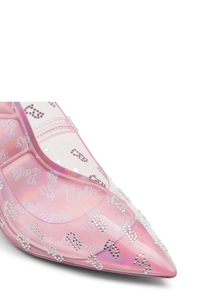 Aldo X Barbie Women's Barbiestessy Vinyl Pumps In Medium Pink