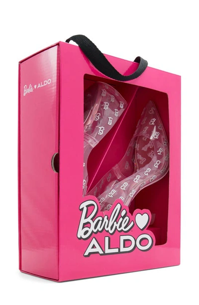 Aldo X Barbie Women's Barbiestessy Vinyl Pumps In Medium Pink