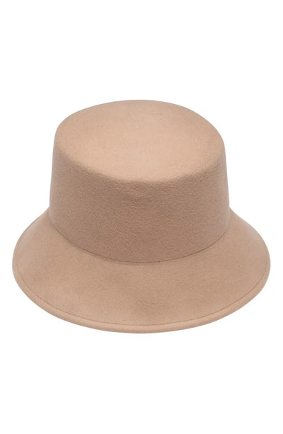 Shop Eugenia Kim Jonah Wool Bucket Hat In Sand