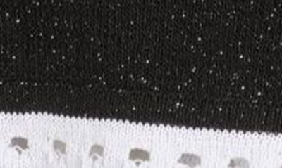 Shop Balmain Shimmer Wool Blend Crop Cardigan In Ehq Black Multi