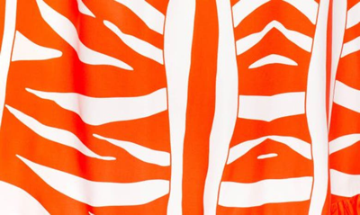 Shop Buxom Couture Animal Print Maxi Dress In Orange