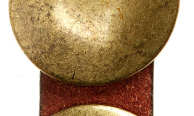 Golden Goose Stud Belt In Nougat