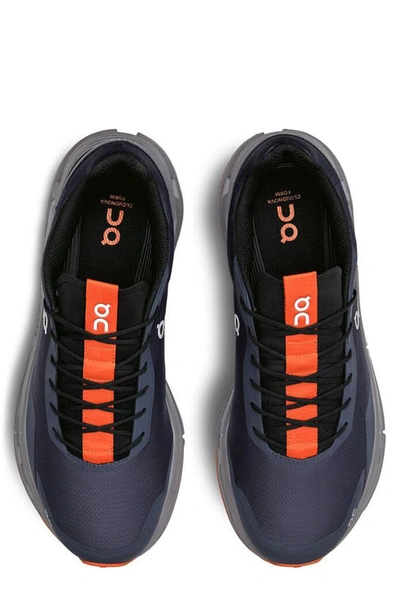On Cloudnova Form Sneaker In Denim/ Red
