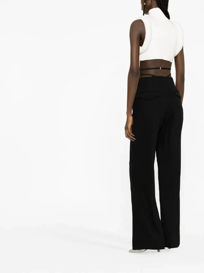 Shop Dion Lee Women V-wire Trouser In Black