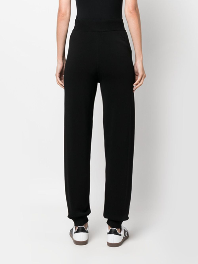 Shop Pinko Drawstring-waistband Track Pants In Black