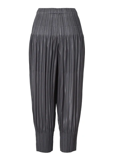 Shop Issey Miyake Pleats Please  Women Fluffy Basics Ballon Pants In 12 Grey