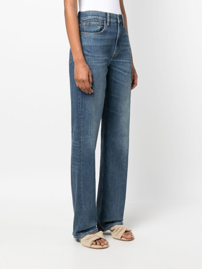 Shop Polo Ralph Lauren Straight-leg Jeans In Blau