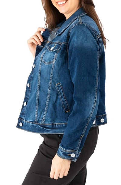 Slink Jeans Denim Trucker Jacket In Skylar