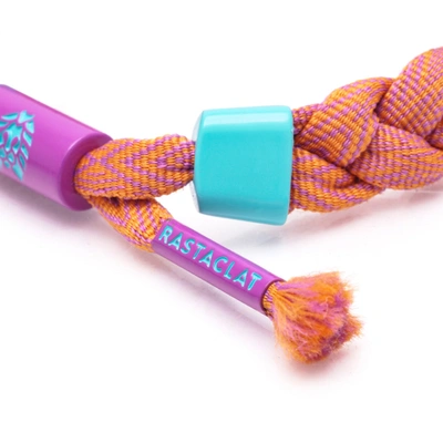 Rastaclat Original Hand Braided Winds Adjustable Bracelet In Blue