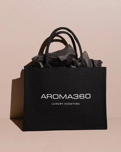 Shop Aroma360 Luxury Canvas Tote In Black