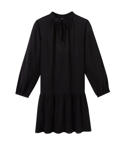 Shop Apc Natalia Dress In Black