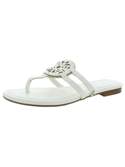 Shop Circus By Sam Edelman Canyon Womens Thong Flat Sandals In White