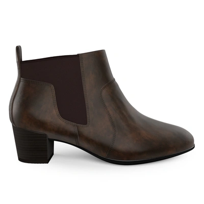 Ecco Shape M 35 Women's Zippered Ankle Boot In Brown | ModeSens