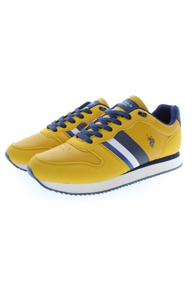 Shop U.s. Polo Assn . Yellow Polyester Men's Sneaker