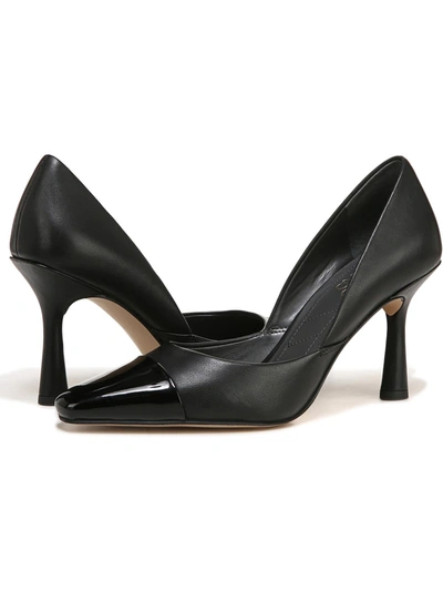Shop Franco Sarto Mila Womens Cushioned Footbed Almond Toe Pumps In Black