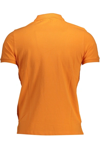 Shop U.s. Polo Assn . Orange Cotton Polo Men's Shirt