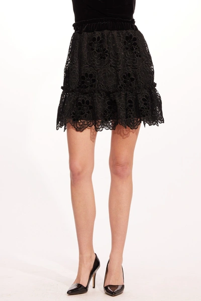 Shop Eva Franco Akira Skirt In Black