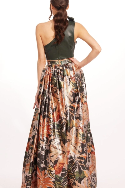 Eva Franco Anova Skirt In Glitter Bloom In Pink