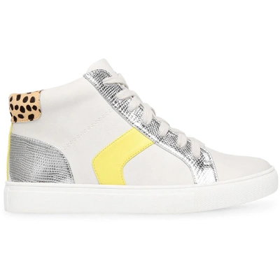 Shop Dolce Vita Alvira Womens Faux Leather Lace Up Casual And Fashion Sneakers In Multi