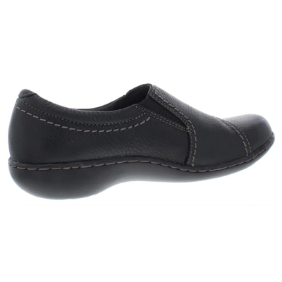 Shop Clarks Ashland Effie Womens Leather Pebbled Clogs In Black