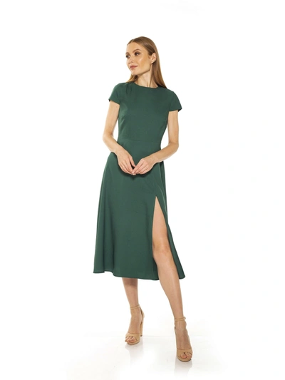 Shop Alexia Admor Lily Midi Dress In Green