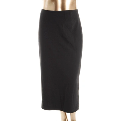 Shop Kasper Womens Office Wear Professional Straight Skirt In Black