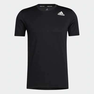 Shop Adidas Originals Men's Adidas Techfit Fitted Tee In Black