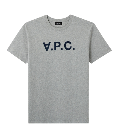 Shop Apc Vpc Color H T-shirt In Grey