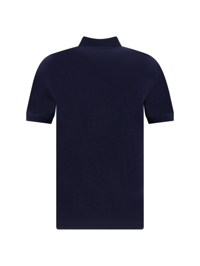 Shop Brunello Cucinelli Polo Shirt In Cobalto