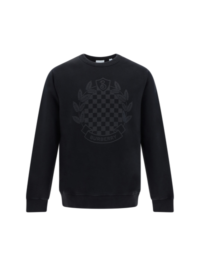 Shop Burberry Subirton Sweatshirt In Black