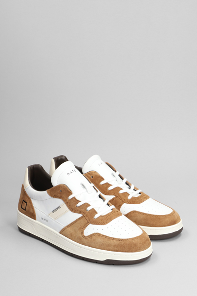 Shop Date Court 2.0 Sneakers In Leather Color Suede And Leather