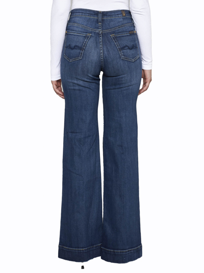 Shop 7 For All Mankind Jeans In Darkblue