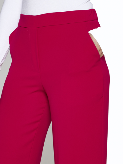 Shop P.a.r.o.s.h Pants In Fuxia