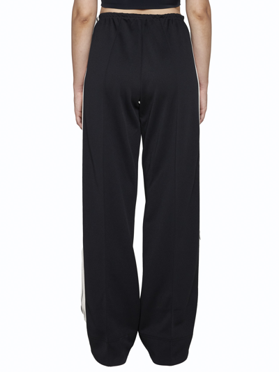 Shop Palm Angels Pants In Black Off White
