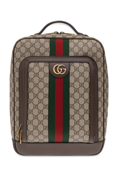 Shop Gucci Ophidia Gg Medium Backpack In Multi
