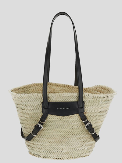 Shop Givenchy Medium Voyou Basket Bag In Black