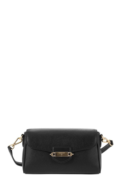 Shop Michael Kors Leather Cross-body Bag In Black
