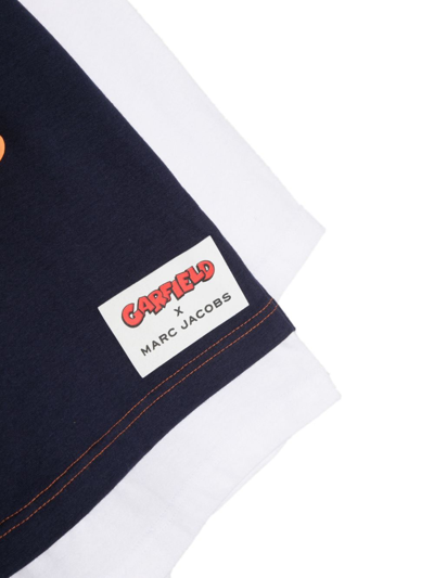 Marc Jacobs X Garfield Long-sleeved T-shirt In Blue