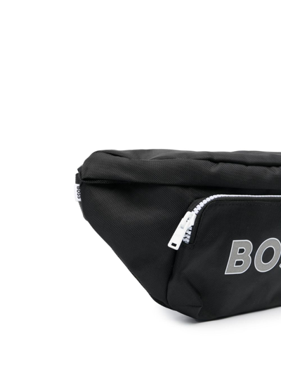 Shop Bosswear Logo-print Belt Bag In Black