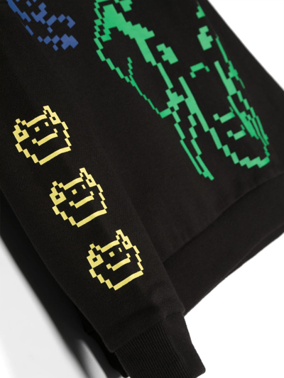 Kenzo Graphic-print Cotton Sweatshirt In Blue